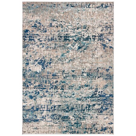 Safavieh 8 x 10 ft. Madison 400 Power Loomed Rectangle Area Rug Grey & Blue MAD460K-8